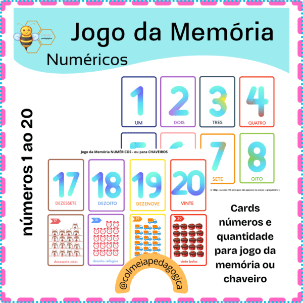 Jogo da Memória Numérico