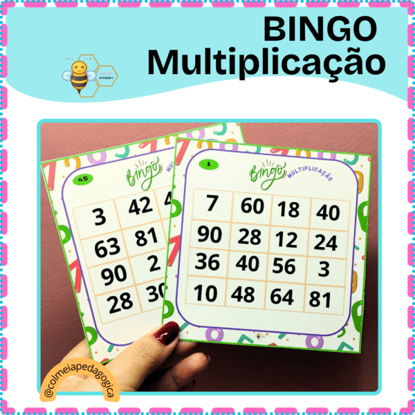 BINGO MULTIPLICAÇÃO