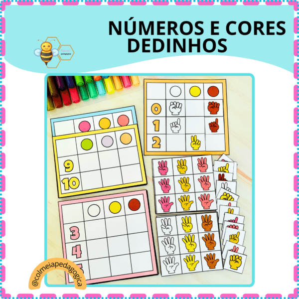 DEDINHOS NÚMEROS E CORES