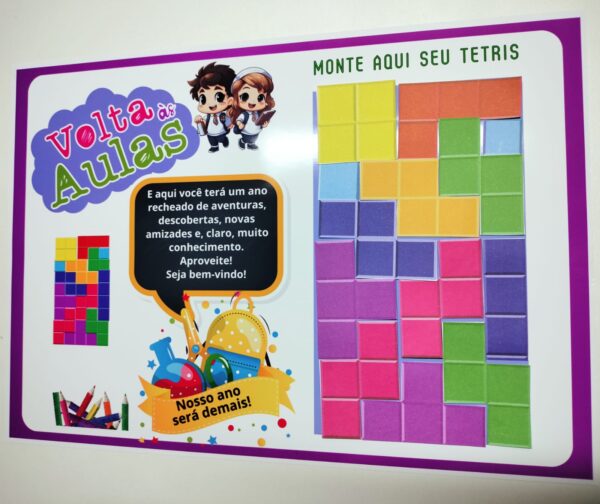 Tetris - Lembrancinha Volta as Aulas