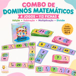 Combo Dominós Matemáticos